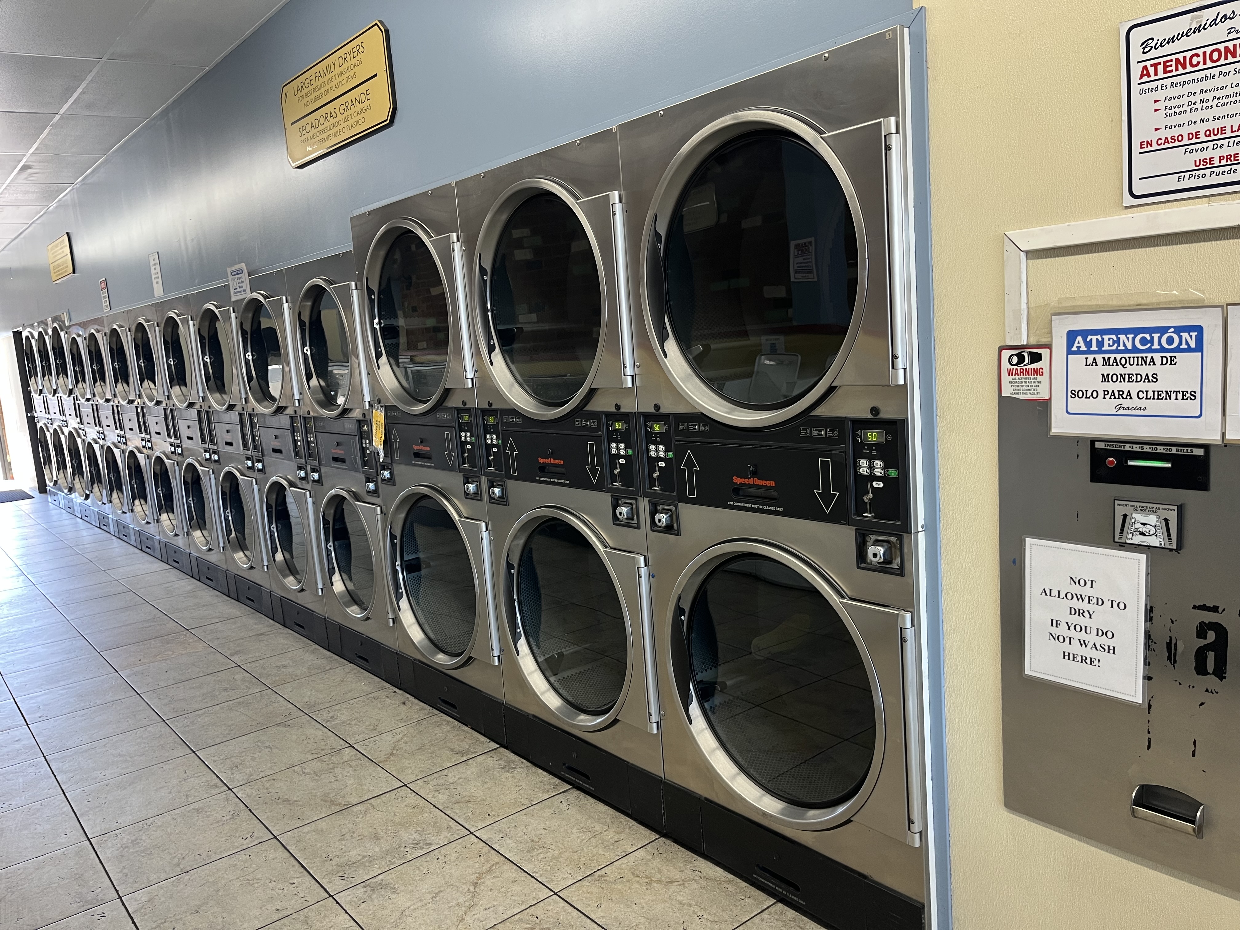 Low Rent Coin Laundry with Price Reduction